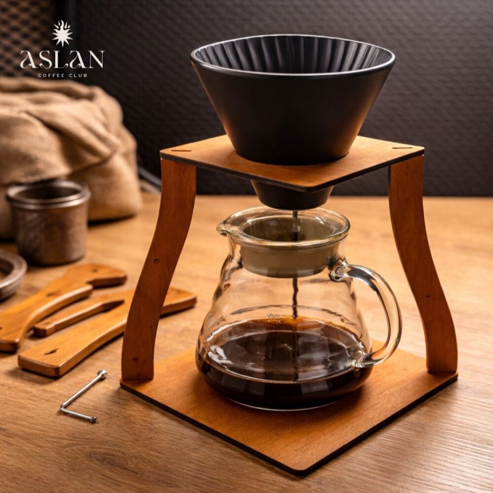 Base de Madera para Dripper